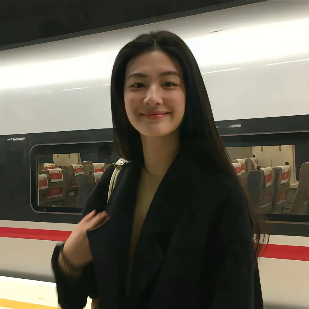 戴流苏耳环的少女